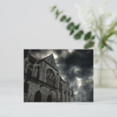 劇的な空を持つ大聖堂 ポストカード (スタンド正面)