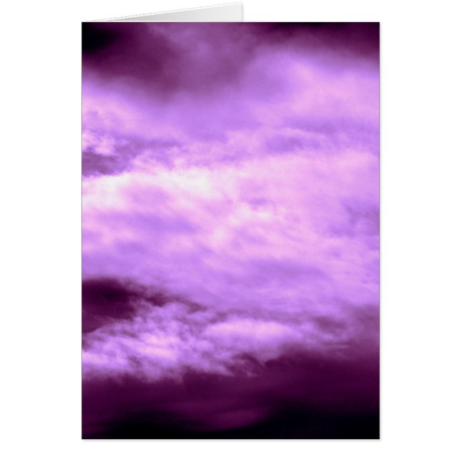 劇的な紫の空 (正面)