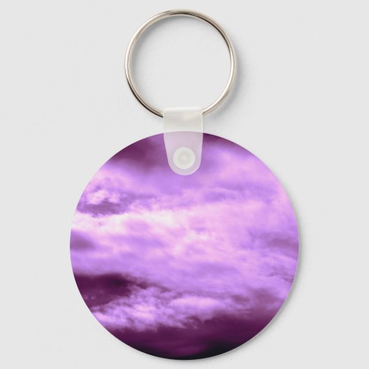劇的な紫の空 キーホルダー (正面)