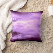 劇的な紫の空 クッション (ブランケット)