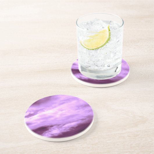 劇的な紫の空 コースター (側面)
