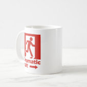 劇的な終了サイン コーヒーマグカップ (正面左)