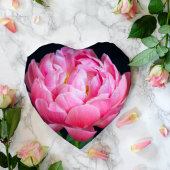 劇的な美しいピンクの牡丹 薄葉紙