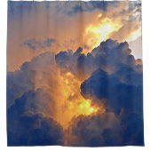 劇的な雲の形成 シャワーカーテン (正面)