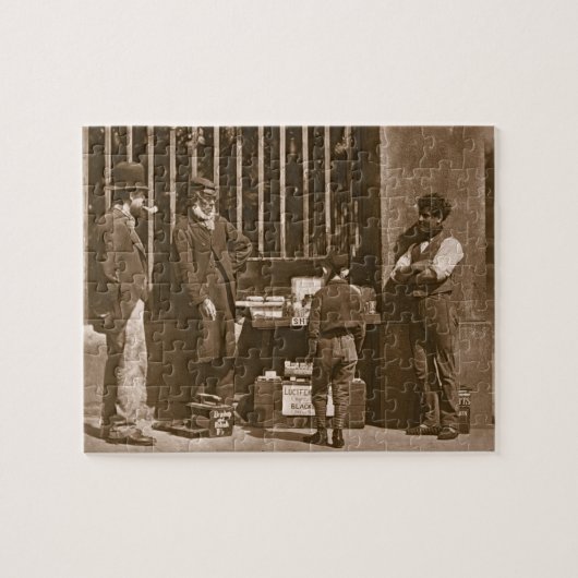 劇的な靴黒1876-77年(woodburytype) ジグソーパズル (横)