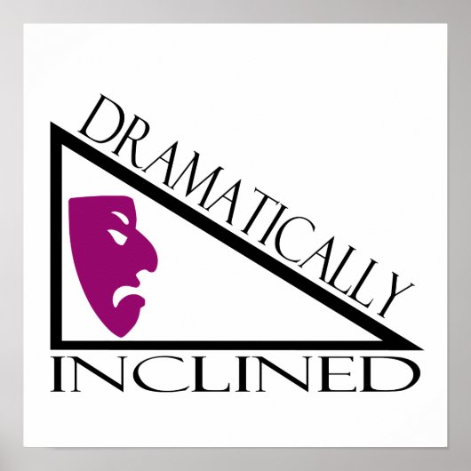 劇的に傾いている ポスター (正面)