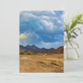 劇的に曇った空の下の乾燥した風景 シーズンカード (スタンド正面)