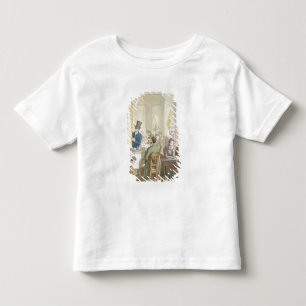 「劇的場面deパリからのカフェde Commerce、 トドラーTシャツ