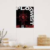劇的展開 復活 イースター イエスは生きている 神の愛 ポスター (キッチン)