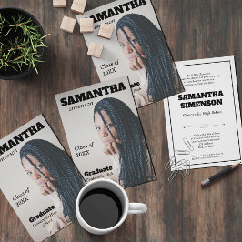 劇雑誌スタイル卒業パーティー 招待状