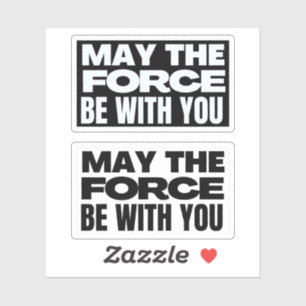 力が君と一緒に来たら シール