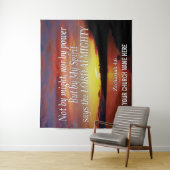 力でも権力でもなく キリスト教会の壁画 タペストリー (インサイチュ)