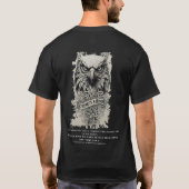 力と名誉 Tシャツ (裏面)