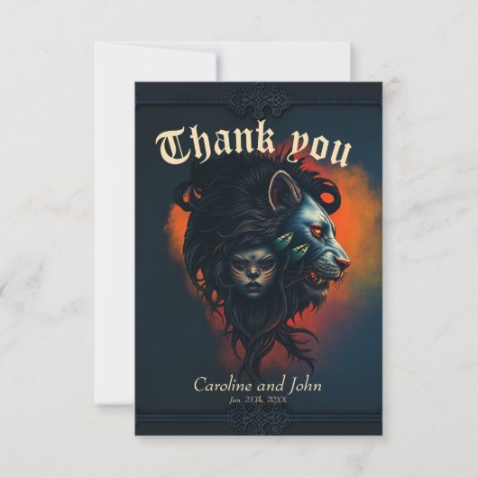 力と恵みの共生 サンキューカード (正面)