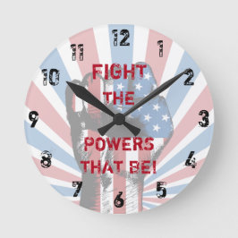 力と戦え！ ラージ壁時計