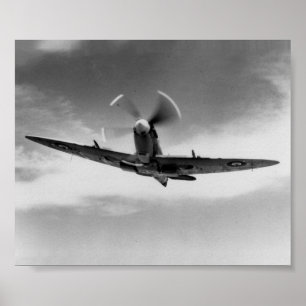 「力と栄光」 - Supermarine Spitfire第2次世界大戦 ポスター