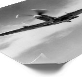 「力と栄光」 - Supermarine Spitfire第2次世界大戦 ポスター (角)