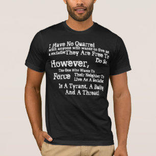力による社会主義 Tシャツ