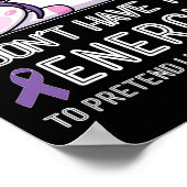 力のない線維筋痛に苦しむ ポスター (角)