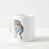 力のダンス コーヒーマグカップ (正面左)