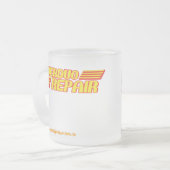 力のデュオ修理マグ フロストグラスマグカップ (正面左)