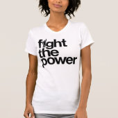 力のワイシャツを戦って下さい Tシャツ (正面)