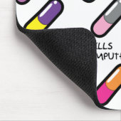 力の丸薬マウスパッド マウスパッド (コーナー)