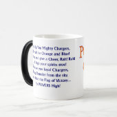 力の充電器のコーヒー・マグw.の戦いの歌 モーフィングマグカップ (正面左)