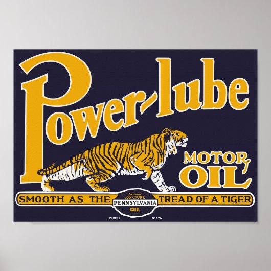 力の円滑油の潤滑油 ポスター (正面)