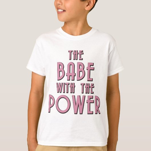 力の可愛い人 Tシャツ (正面)