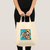力の女性 トートバッグ (正面(商品))