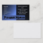 力の家の名刺 名刺 (正面/裏面)