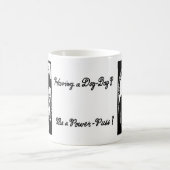 力の小娘のマグ コーヒーマグカップ (中央)