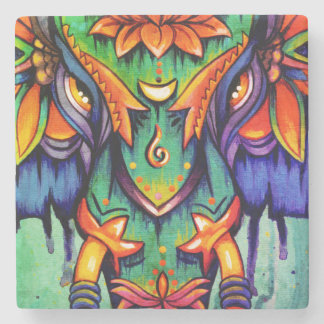 力の曼荼羅のタイル ストーンコースター