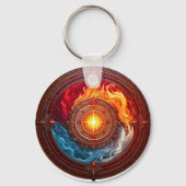 力の素円 キーホルダー (裏面)