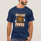 力の解放ライオンTシャツ Tシャツ (正面)