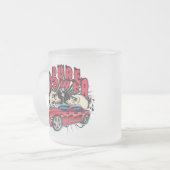 力のCamaroの純粋な概念 フロストグラスマグカップ (正面左)