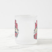 力のCamaroの純粋な概念 フロストグラスマグカップ (中央)