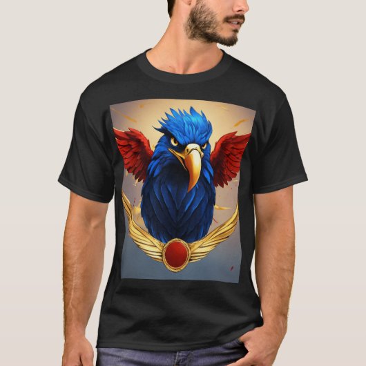 力を与えられたイーグルフェミニン：強さの象徴 Tシャツ (正面)
