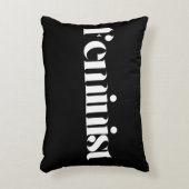 力を与えるフェミニスト枕 | ズホームインスパイアデコール アクセントクッション (正面(垂直))