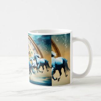 力を与える心、一度に一口飲む コーヒーマグカップ