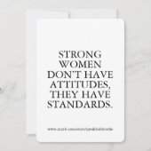 力を付ける引用文カード、彼女のためのフェミニスト文房具 シーズンカード (正面)