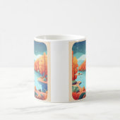 「力を入れろ」 コーヒーマグカップ (中央)