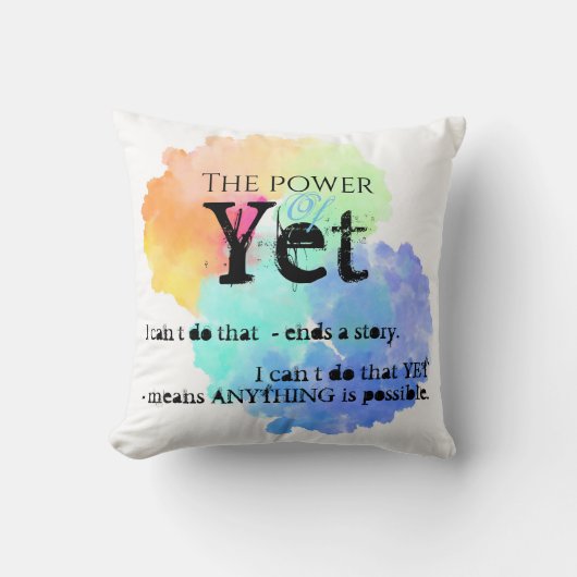 力を励ます クッション (正面)