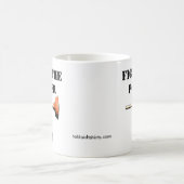 力を戦って下さい コーヒーマグカップ (中央)