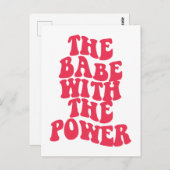 力を持つ赤ん坊 ポストカード (正面/裏面)