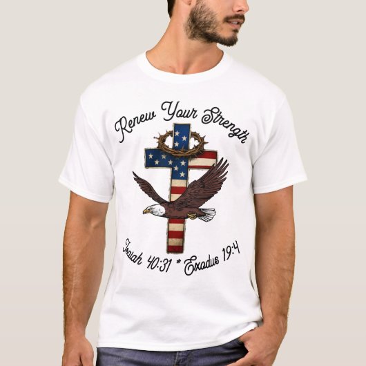 力を新たに Tシャツ (正面)