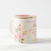 力を求めて主を仰ぐ ツートーンマグカップ (正面左)