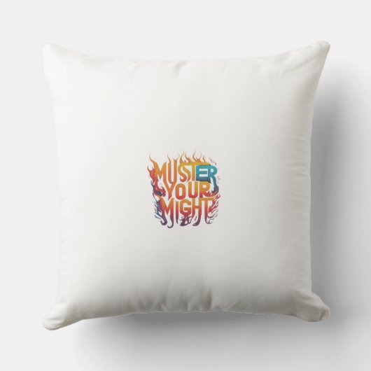 力を貸せ」 クッション (裏面)