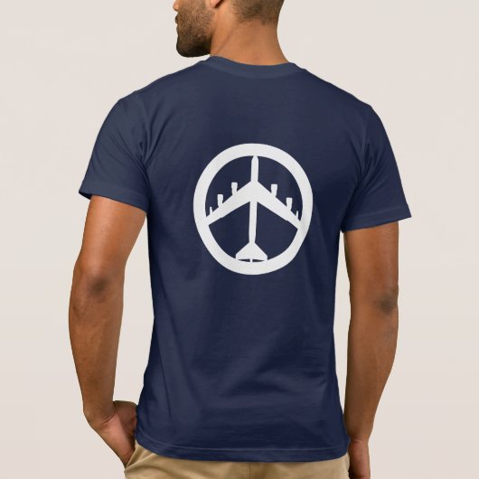 力を通じて平和 Tシャツ (裏面)